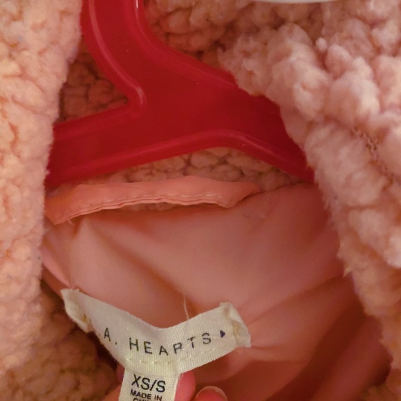 LA hearts pacsun Pink Sherpa jacket!! - Picture 6 of 7